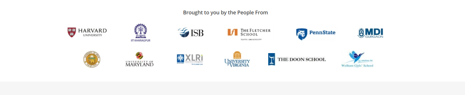 Brought to you by the People From